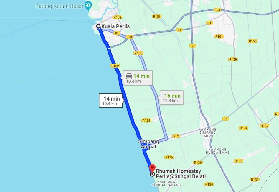 Rhumah Sungai Belati Villa Simpang Empat  Dış mekan fotoğraf