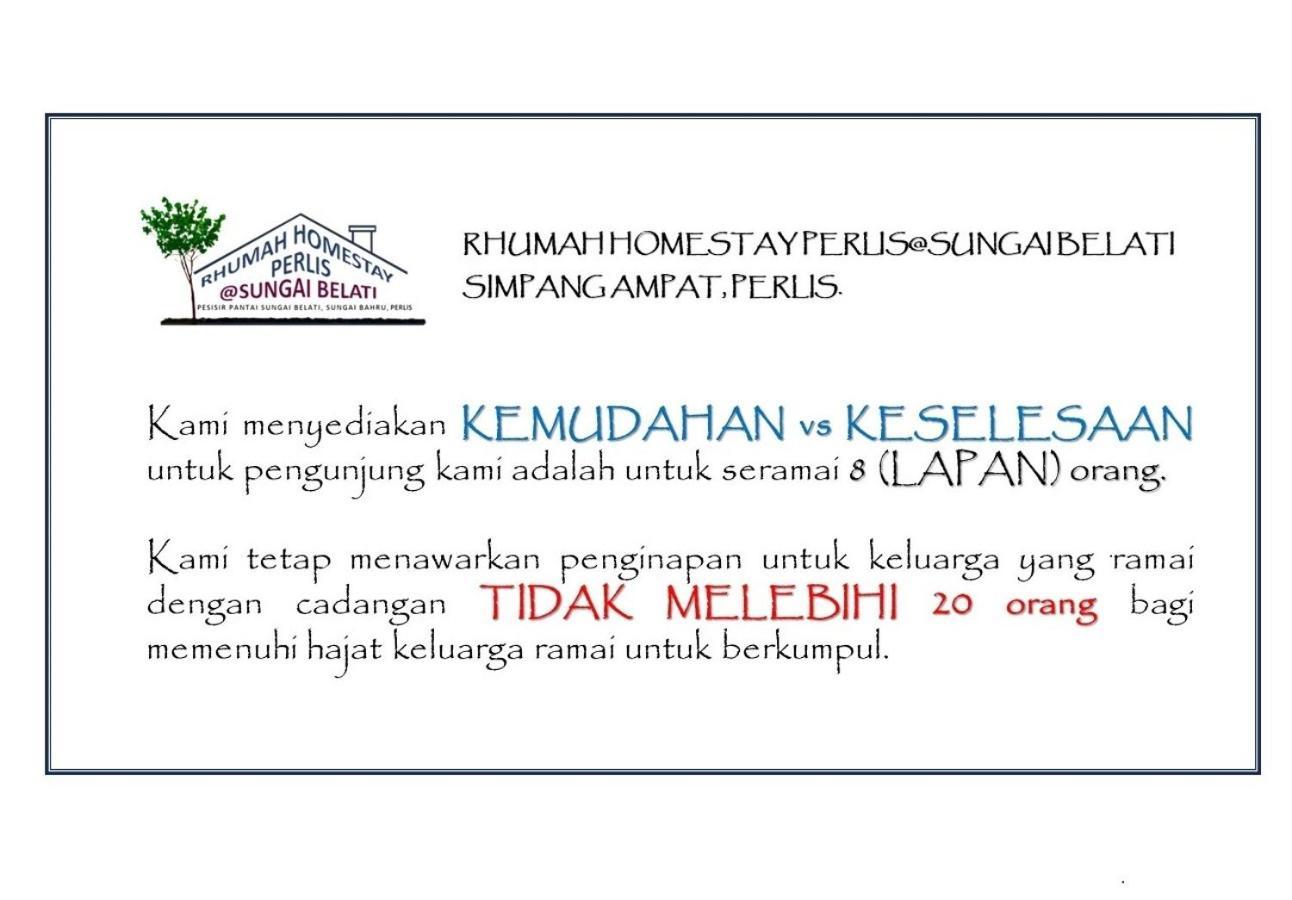 Rhumah Sungai Belati Villa Simpang Empat  Dış mekan fotoğraf